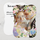 Floral Wedding Border Customizable Image (Front/Back)