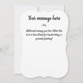 Floral Wedding Border Customizable Image (Back)