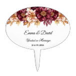 Floral Wedding Cake Topper