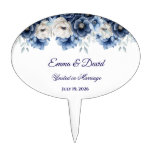 Floral Wedding Cake Topper