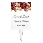 Floral Wedding Cake Topper
