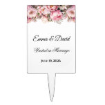 Floral Wedding Cake Topper