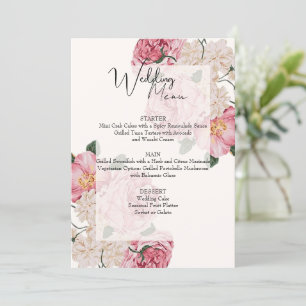 Floral Wedding Card