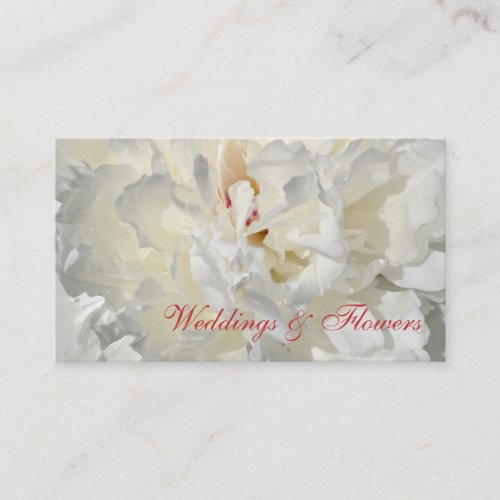Floral wedding card business card template