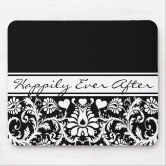 Floral Wedding Change to Any Color Mouse Pad