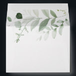 Floral Wedding Envelope<br><div class="desc">This design includes a fall floral design with a return address on the back flap.</div>