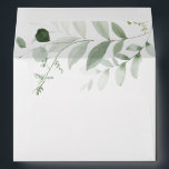 Floral Wedding Envelope<br><div class="desc">This design includes a fall floral design with a return address on the back flap.</div>