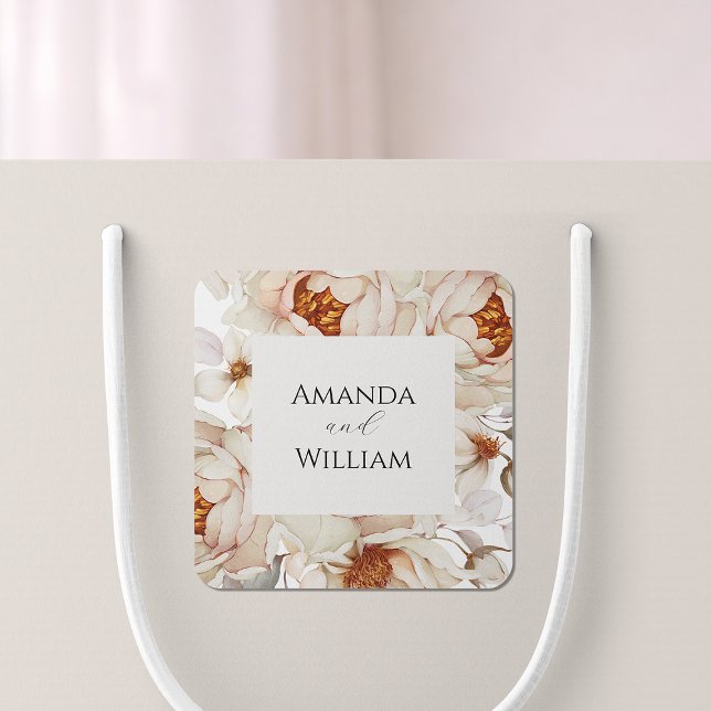 Floral Wedding Favor Stickers (Creator Uploaded)