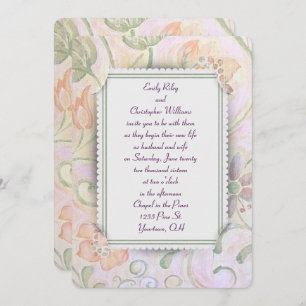 Floral Wedding Frame Invitation