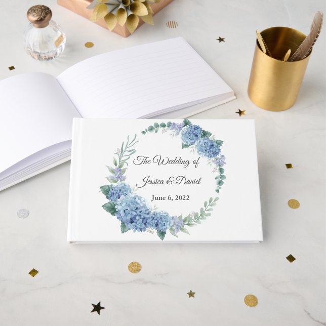 Floral Wedding     Guest Book (Front Open)