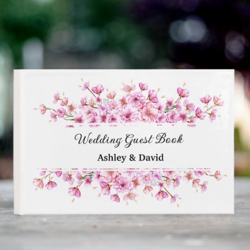 Floral Wedding  Guest Book