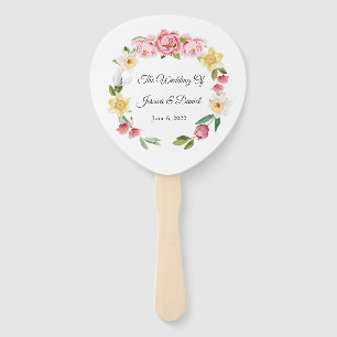 Floral Wedding     Hand Fan