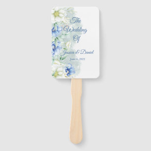 Floral Wedding Hand Fan