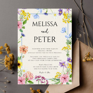 Floral Wedding Invitation