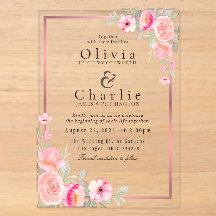 Floral Wedding Invitation