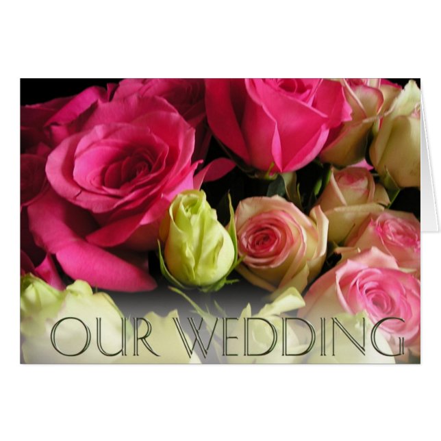 Floral Wedding Invitation (Front Horizontal)