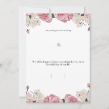 Floral Wedding Invitation Card