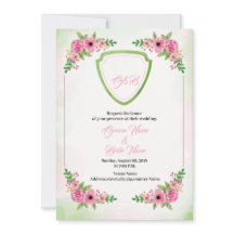 Floral Wedding Invitation Template