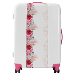 Floral Wedding Luggage