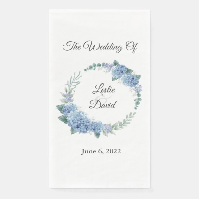 Floral Wedding      Napkins (Front)
