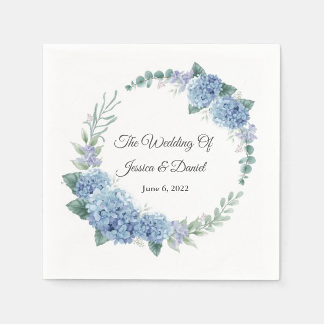 Floral Wedding      Napkins (Front)