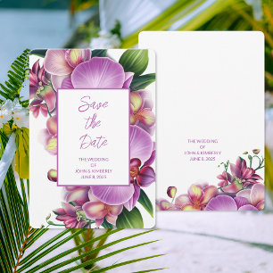Floral Wedding Save The Date Card