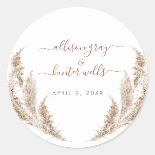 Floral Wedding Seal 