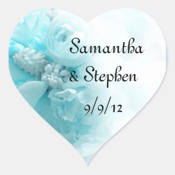 Floral Wedding Stickers by itsyourwedding at Zazzle