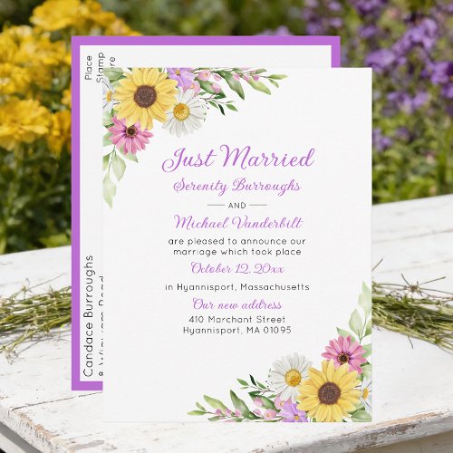 Floral Wedding Sunflower Daisy Rehearsal Dinner
