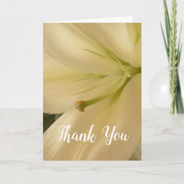 Floral Wedding Thank You Cards (Front)