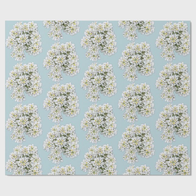 Floral Wedding Wrapping Paper (Flat)