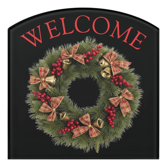 floral welcome sign (Contour Front)