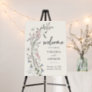 Floral Welcome Wedding Sign