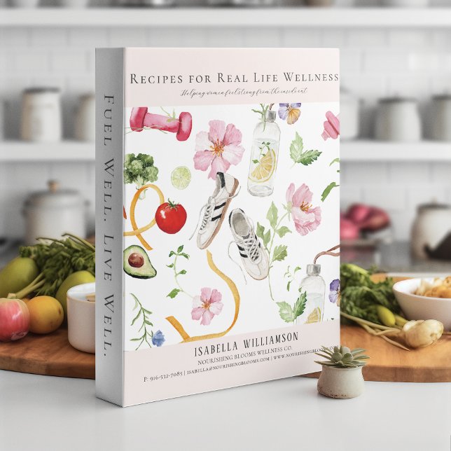 Floral Wellness | Health Meal Plan Recipe Binder (Creator Uploaded)