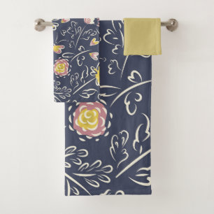 Floral Whirlwind Bath Towel Set