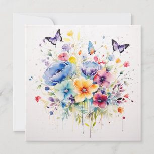 Floral Whispers: Enchanted Garden Birthday Card