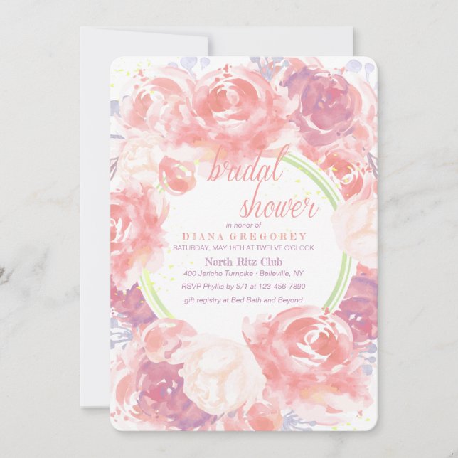 Floral Whispers Invitation (Front)