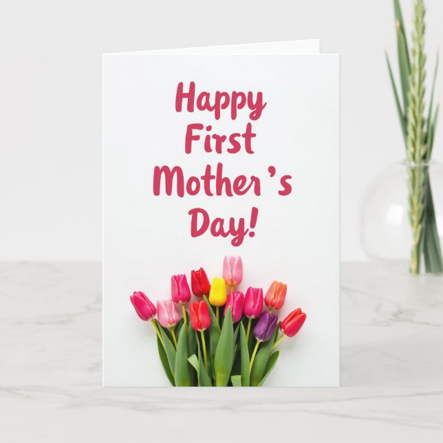 Floral White Pattern Card (Front)