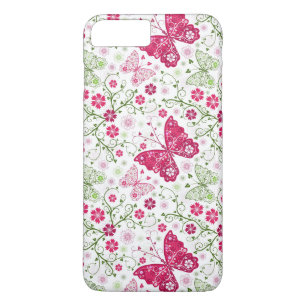 Floral White Pattern iPhone 8 Plus/7 Plus Case