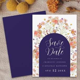 Floral Wildflower Boho Wedding Save The Date