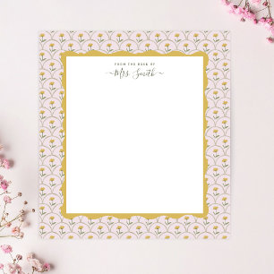 Floral Wildflower Elegant Note Cards