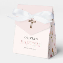 Floral Wildflower Girl Baptism Party