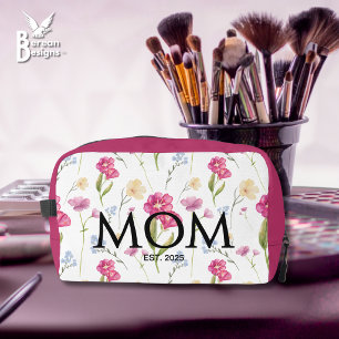 Floral Wildflower New Mom Gift Mom Established Dopp Kit