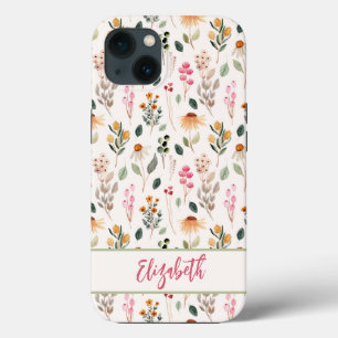 Floral Wildflowers iPhone 13 Case