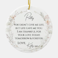 Floral Wildflowers Stepmother Of The Bride Gift