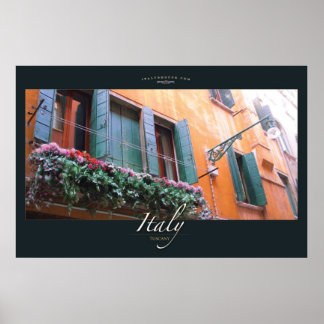 Floral Window Poster