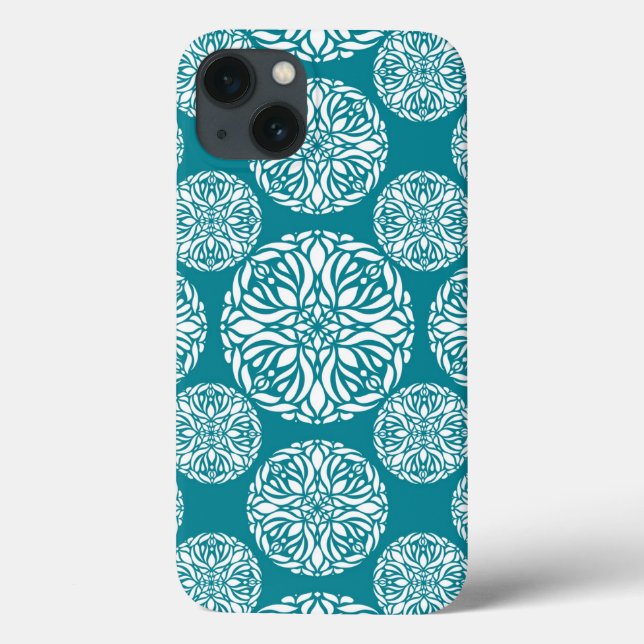 Floral winter snowflake Case-Mate iPhone case (Back)