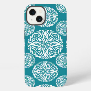 Floral winter snowflake iPhone 13 case