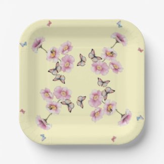 Floral with butteflyes