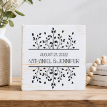 Floral with Butterflies Split Frame Anniversary